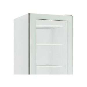 Vitrina expositiva estática blanca con puerta de vidrio y 7 estantes temp. de -18°C a -24°C - capacidad 168 lt - Imagen 2