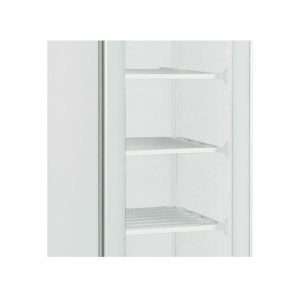 Vitrina expositiva estática blanca con puerta de vidrio y 7 estantes temp. de -18°C a -24°C - capacidad 168 lt - Imagen 3