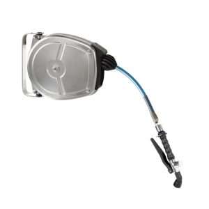 Grupo ducha enrollable longitud 5 metros completo de ducha y carenado de acero inoxidable AISI 304