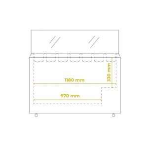 Vitrina helado para 7 bandejas de 5 lt temp. de -13°C a -23°C - línea BASIC - Imagen 14