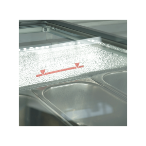 Vitrina helado para 8 bandejas de 5 lt temp. de -13°C a -23°C - línea BASIC - Imagen 4