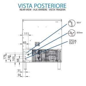 Máquina de hielo cubitos dado con producción de 150 kg/24h - refrigeración por aire - Imagen 13