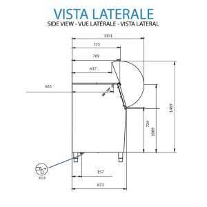 Contenedor de hielo con capacidad de 180 kg - Imagen 3