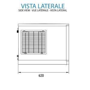 Máquina de hielo cubitos dado con producción de 220 kg/24h - refrigeración por aire - Imagen 5