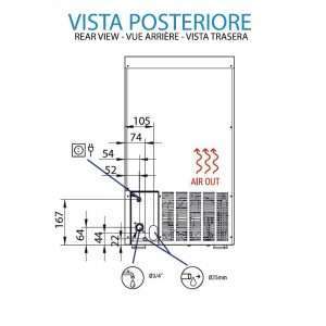 Máquina de hielo cubitos huecos con producción de 25 kg/24h - Imagen 14