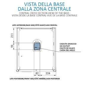 Máquina de hielo cubitos nugget con producción de 335 kg/24h - refrigeración por aire - Imagen 7