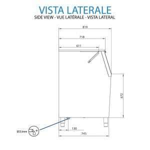 Contenedor de hielo con capacidad de 400 kg - Imagen 3