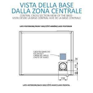 Máquina de hielo granular con producción de 502 kg/24h - refrigeración por agua - Imagen 5
