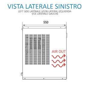 Máquina de hielo granular con producción de 482 kg/24h - refrigeración por aire - Imagen 5