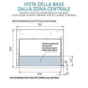 Máquina de hielo cubitos dado con producción de 405 kg/24h - refrigeración por aire - Imagen 8
