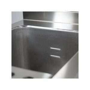 Cuecepasta profesional de gas sobre mueble con cuba individual de 28 lt - Imagen 4