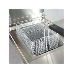 Freidora profesional de gas sobre mueble con doble cuba de 17 lt + 17 lt - Imagen 4