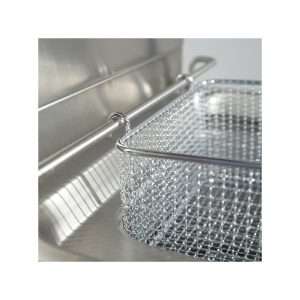 Freidora profesional de gas sobre mueble con doble cuba de 13 lt + 13 lt - Imagen 4