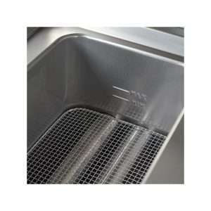 Freidora profesional de gas sobre mueble con cuba individual de 13 lt - Imagen 7