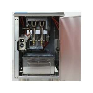 Freidora profesional de gas sobre mueble con doble cuba 8 lt + 8 lt - Imagen 7