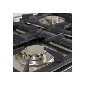 Cocina de gas BASIC 4 fuegos con 2 quemadores de 3,5 kw + 2 quemadores de 6,0 kw sobre vano abierto - Imagen 7