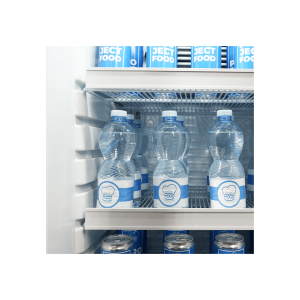 Vitrina refrigerada para bebidas de 270 lt plateada temperatura de 0°C a +10°C - Imagen 14