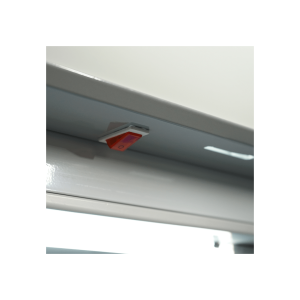 Vitrina refrigerada para bebidas de 270 lt plateada temperatura de 0°C a +10°C - Imagen 9