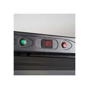 Vitrina refrigerada para bebidas de 390 lt negra temperatura de 0°C a +10°C - Imagen 3