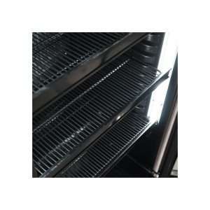 Vitrina refrigerada para bebidas de 390 lt negra temperatura de 0°C a +10°C - Imagen 8