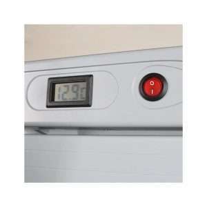 Vitrina refrigerada para bebidas de 390 lt plateada temperatura de 0°C a +10°C - Imagen 8