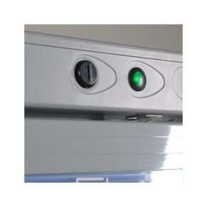 Vitrina refrigerada para bebidas de 390 lt plateada temperatura de 0°C a +10°C - Imagen 12