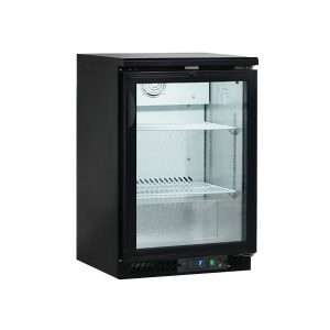 Frigorífico de sobremesa/de barra para bebidas negro con 1 puerta batiente, altura 92 cm - temp. de +2°C a +8°C - Imagen 3