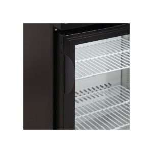 Frigorífico de sobremesa/de barra para bebidas negro con 1 puerta batiente, altura 92 cm - temp. de +2°C a +8°C - Imagen 5