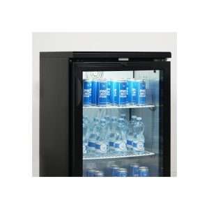 Frigorífico de sobremesa/de barra para bebidas negro con 1 puerta batiente, altura 92 cm - temp. de +2°C a +8°C - Imagen 7