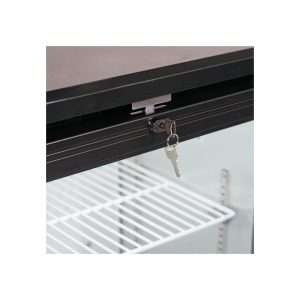 Frigorífico de sobremesa/de barra para bebidas negro con 1 puerta batiente, altura 92 cm - temp. de +2°C a +8°C - Imagen 4