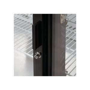 Frigorífico de sobremesa/de barra para bebidas negro con 3 puertas correderas, altura 92 cm - temp. de +2°C a +8°C - Imagen 7