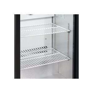 Frigorífico de sobremesa/de barra para bebidas negro con 3 puertas correderas, altura 92 cm - temp. de +2°C a +8°C - Imagen 12