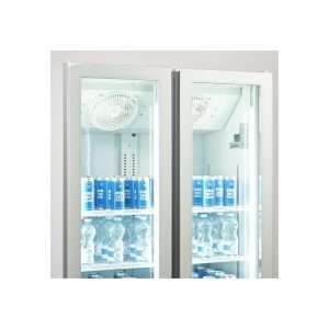 Vitrina refrigerada para bebidas de 1000 lt premium blanca con puertas batientes temperatura de 0°C a +10°C - Imagen 5
