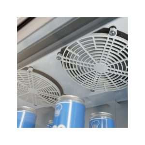 Vitrina refrigerada para bebidas de 1057 lt premium blanca con puertas correderas temperatura de 0°C a +10°C - Imagen 6