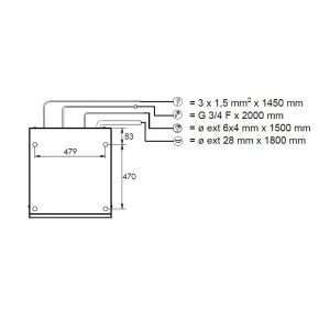 Lavavajillas electrónico de ÓSMOSIS INVERSA trifásico con cesta 50x50 cm completo de dosificador limpiador y abrillantador - Imagen 14
