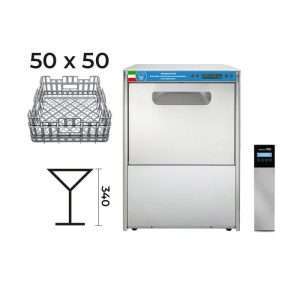 Lavavajillas electrónico de ÓSMOSIS INVERSA trifásico con cesta 50x50 cm completo de dosificador limpiador y abrillantador - Imagen 2