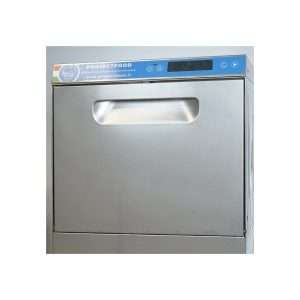 Lavavasos electrónico monofásico con cesta 40x40 cm completo con dosificador limpiador y abrillantador - Imagen 3