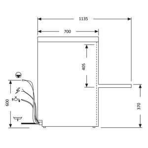 Lavavajillas electrónico trifásico con cesta 60x50 cm completo de dosificador limpiador y abrillantador - Imagen 12