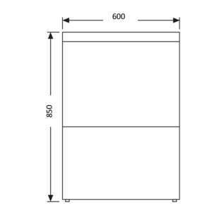 Lavavajillas electrónico trifásico con cesta 60x50 cm completo de dosificador limpiador y abrillantador - Imagen 11