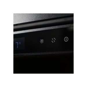 Vinoteca premium cuádruple temperatura de refrigeración ventilada para 210 botellas - rejillas de acero negras - Imagen 9