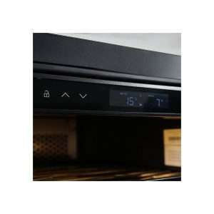 Vinoteca premium cuádruple temperatura de refrigeración ventilada para 210 botellas - rejillas de acero negras - Imagen 10