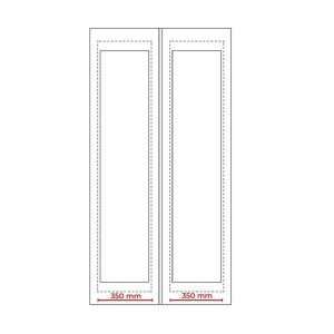 Vinoteca premium doble temperatura de refrigeración ventilada para 224 botellas - rejillas de acero negras - Imagen 2