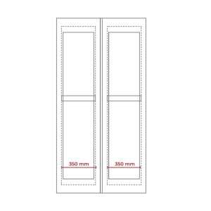 Vinoteca premium cuádruple temperatura de refrigeración ventilada para 210 botellas - rejillas de acero negras - Imagen 14