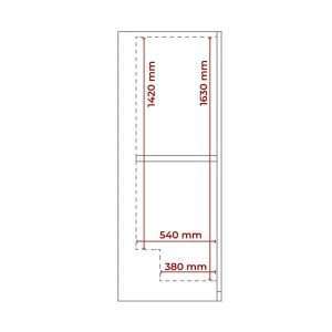 Vinoteca premium cuádruple temperatura de refrigeración ventilada para 232 botellas - rejillas de acero a ''Z'' - Imagen 9