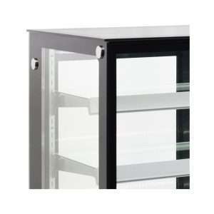 Vitrina expositiva horizontal ventilada temp. de +2°C a +8°C L1540xP688xH1410 mm - línea BETA - Imagen 4