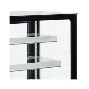 Vitrina expositiva horizontal ventilada temp. de +2°C a +8°C L1540xP688xH1410 mm - línea BETA - Imagen 5