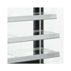 Vitrina expositiva horizontal ventilada temp. de +2°C a +8°C L1240xP688xH1410 mm - línea BETA - Imagen 2