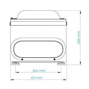Envasadora al vacío multifunción a campana de sobremesa con barra de soldadura de 350 mm - Imagen 20
