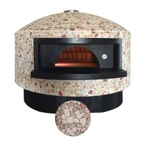 Revestimiento horno de mármol travertino mezcla de colores