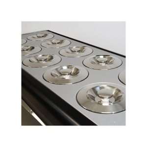 Vitrina helado negra para 10 carapinas de 7,5 lt + 8 de reserva temp. de -5°C a -20°C - Imagen 3